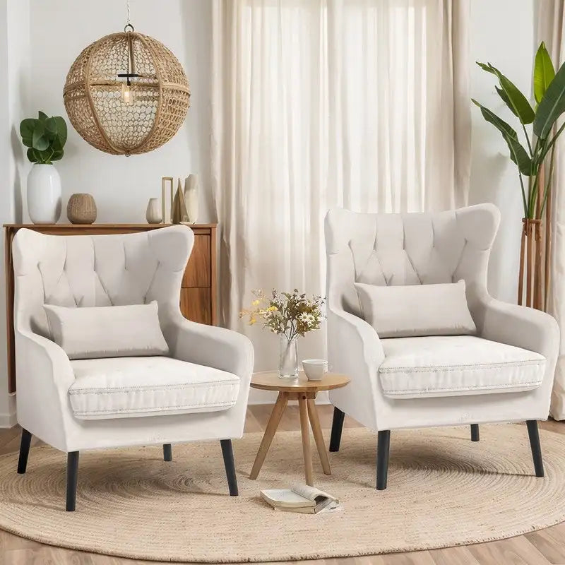 Fauteuil d'appoint en velours