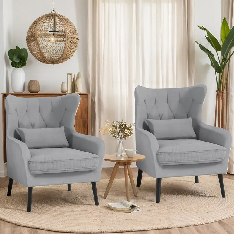 Fauteuil d'appoint en velours