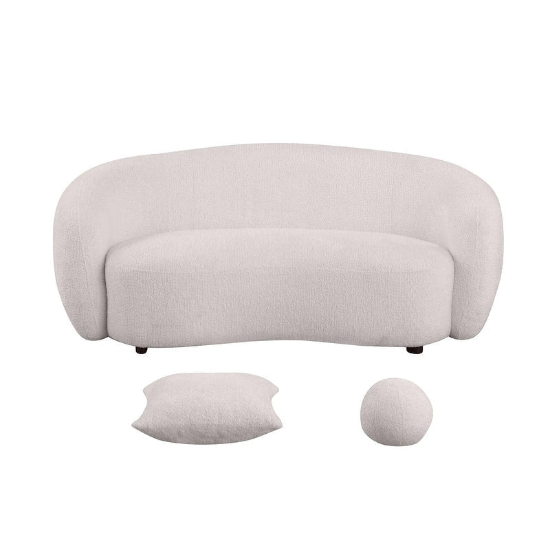 Canapé en tissu teddy de la meilleure qualité