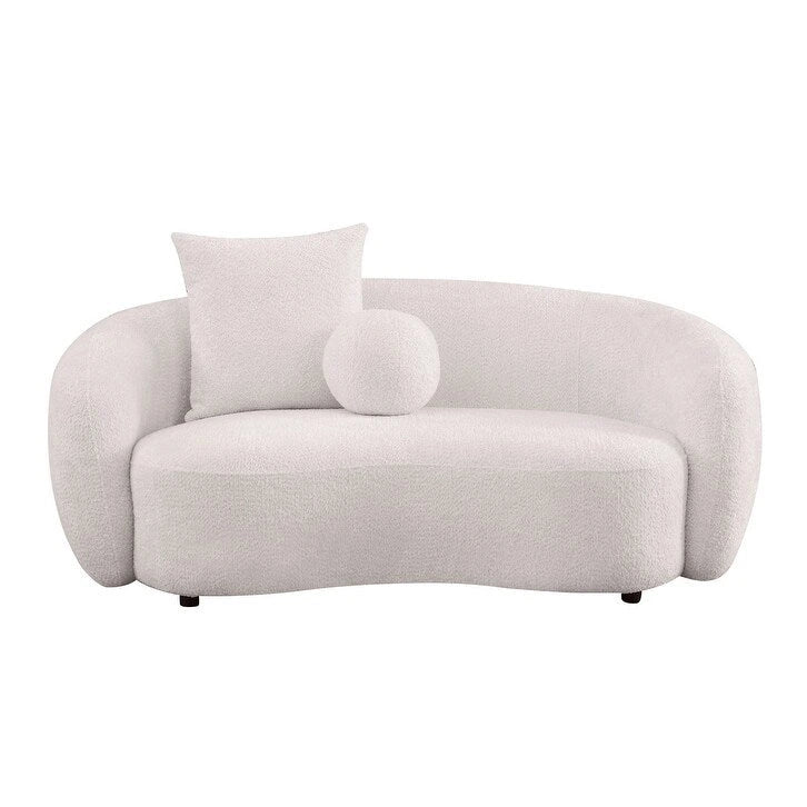Canapé en tissu teddy de la meilleure qualité