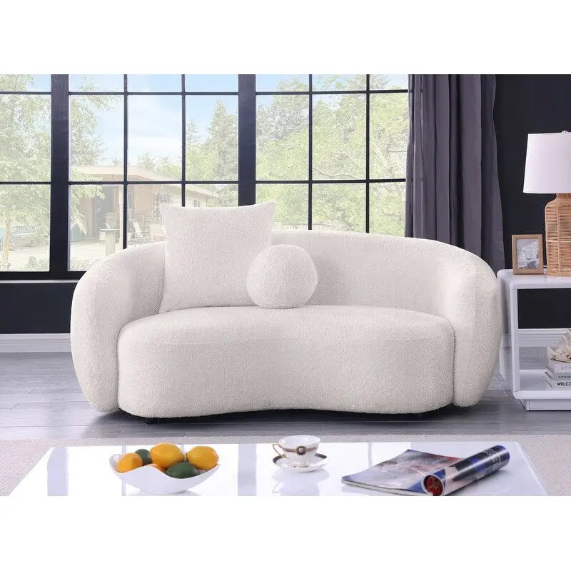 Canapé en tissu teddy de la meilleure qualité