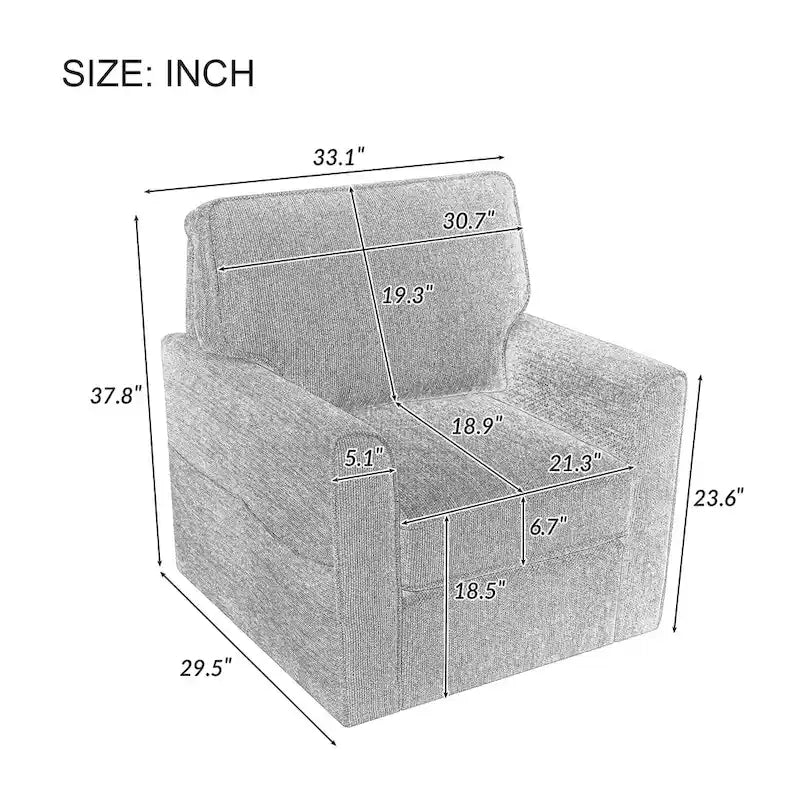 Fauteuil tonneau d'appoint