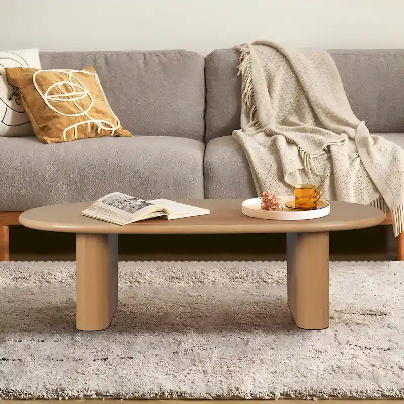 Table basse moderne Table basse ovale