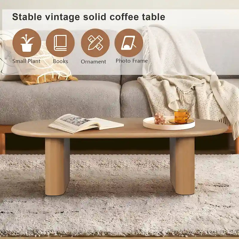 Table basse moderne Table basse ovale