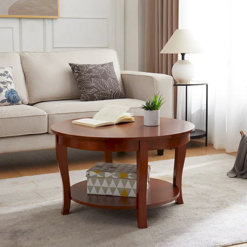 Table basse ronde traditionnelle