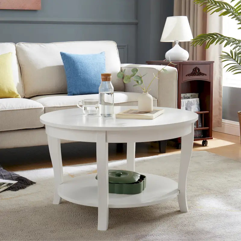 Table basse ronde traditionnelle