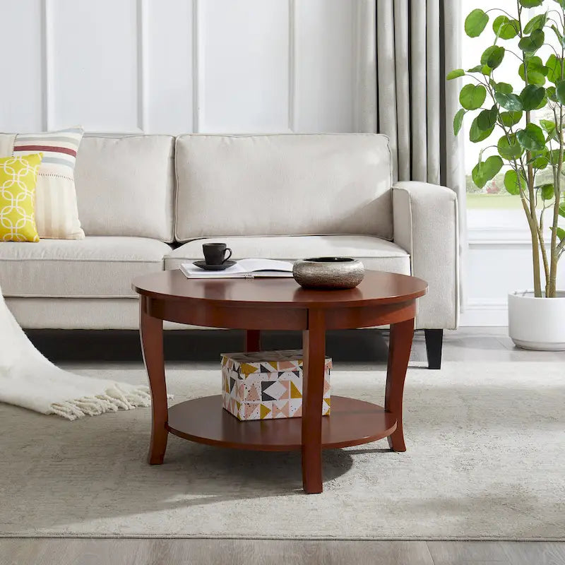 Table basse ronde traditionnelle