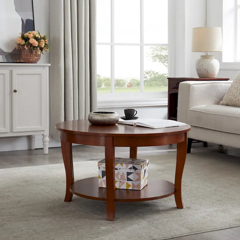 Table basse ronde traditionnelle