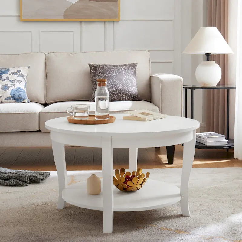 Table basse ronde traditionnelle