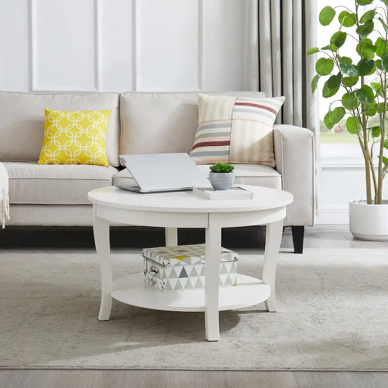 Table basse ronde traditionnelle