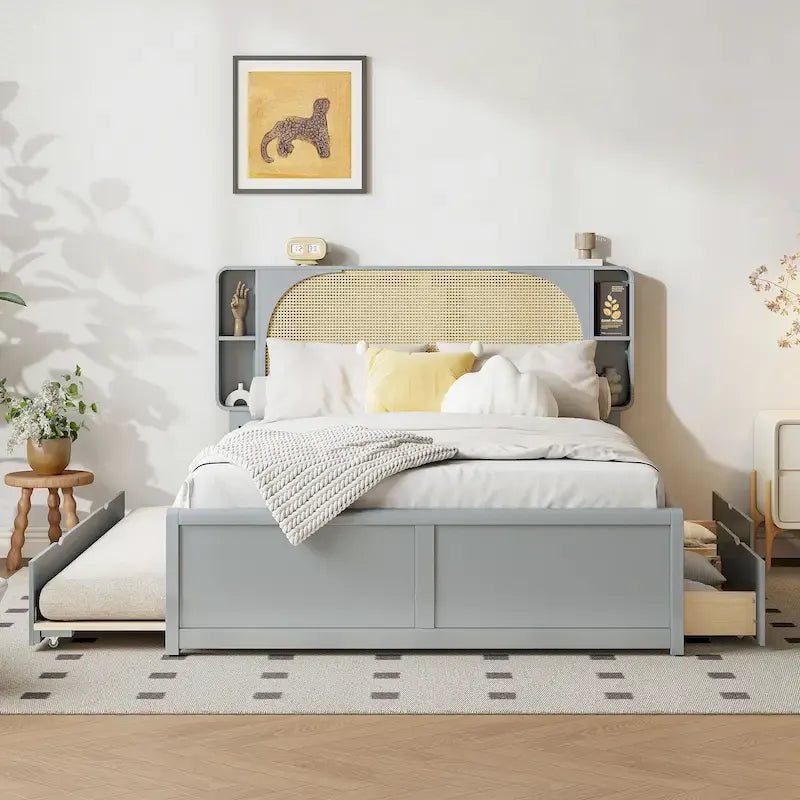 Cadre de lit plateforme Queen Size