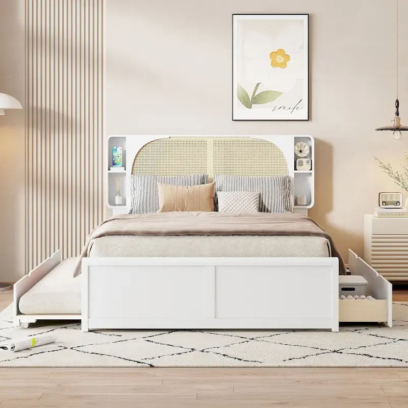 Cadre de lit plateforme Queen Size