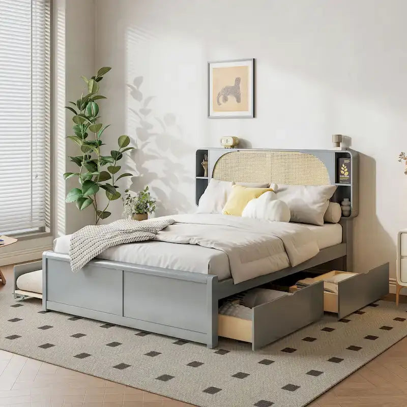 Cadre de lit plateforme Queen Size