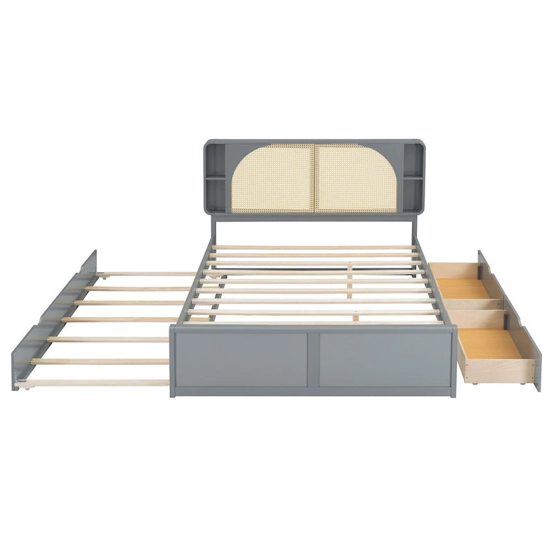 Cadre de lit plateforme Queen Size