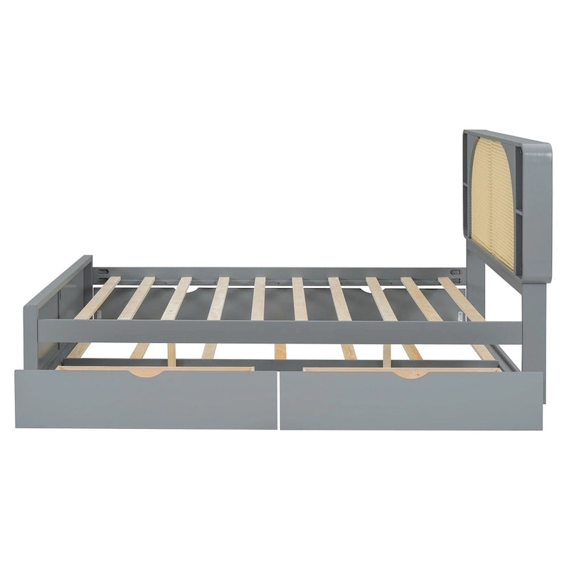 Cadre de lit plateforme Queen Size