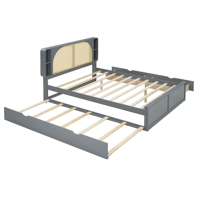 Cadre de lit plateforme Queen Size