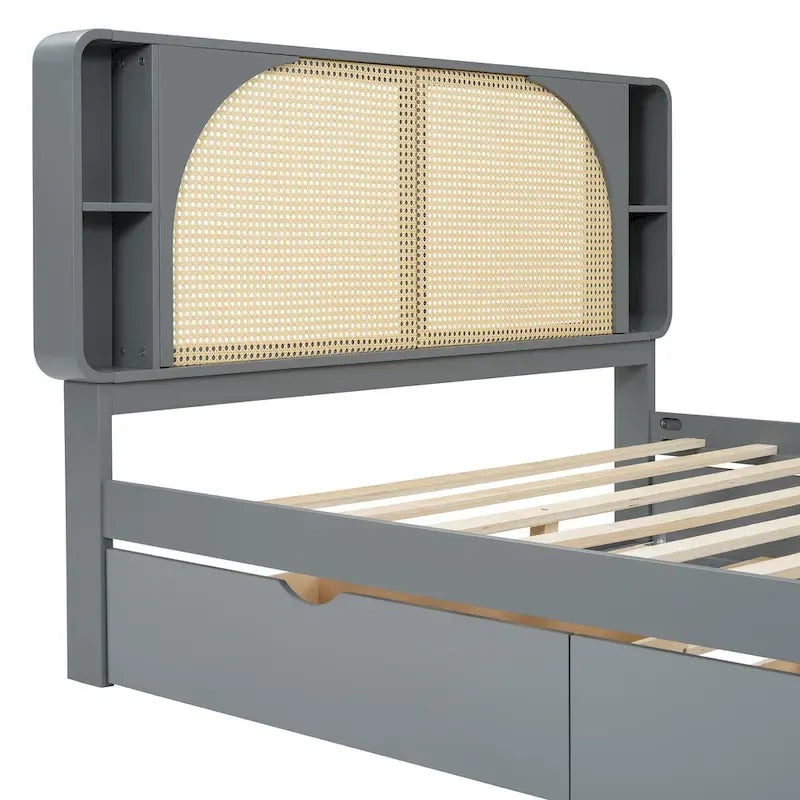 Cadre de lit plateforme Queen Size