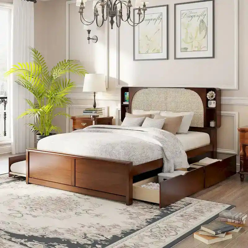 Cadre de lit plateforme Queen Size