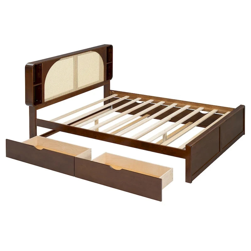 Cadre de lit plateforme Queen Size