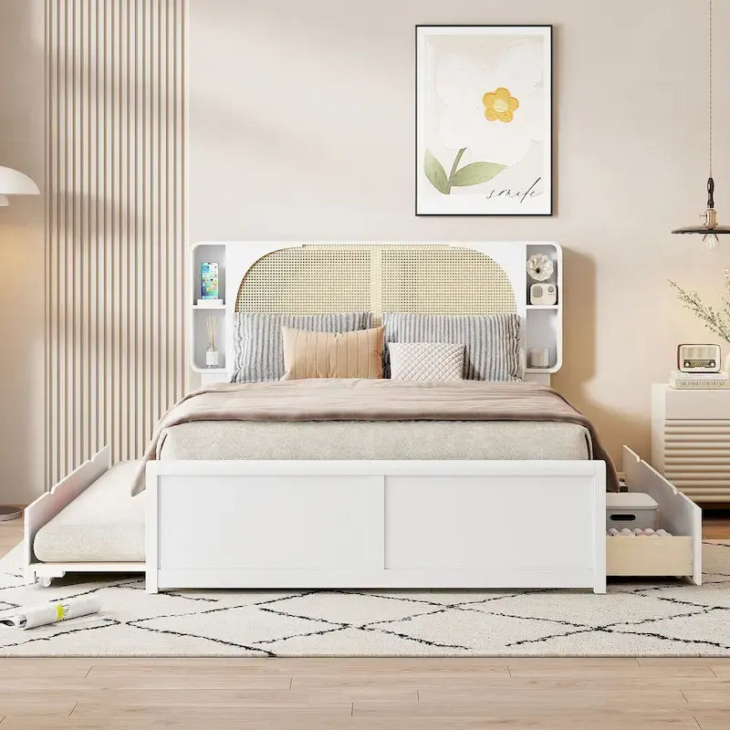 Cadre de lit plateforme Queen Size