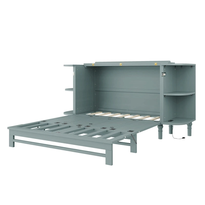 Lit escamotable de ferme à plateforme pliable