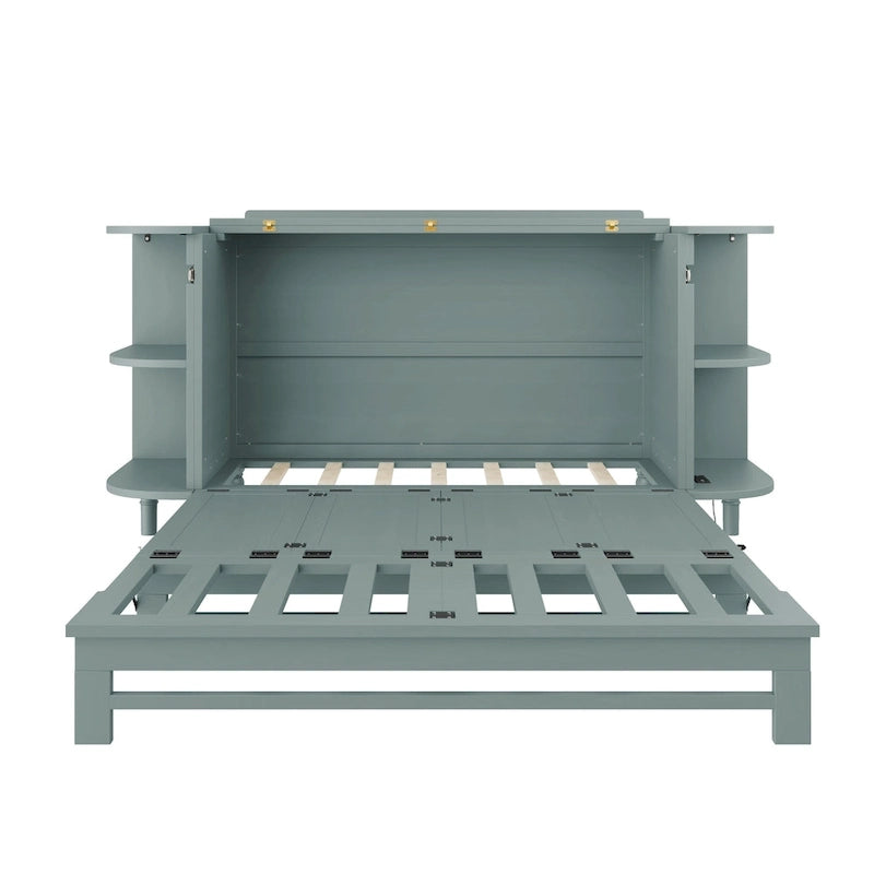 Lit escamotable de ferme à plateforme pliable