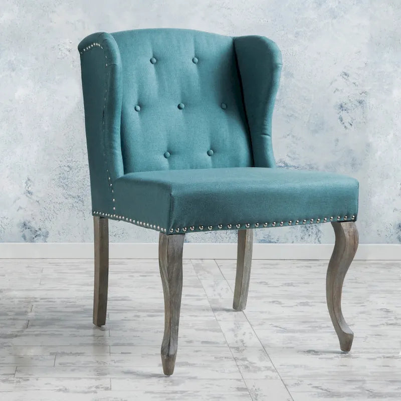 Fauteuil d'appoint capitonné moderne