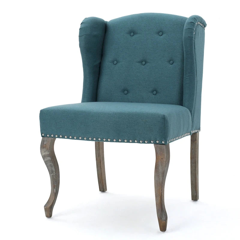 Fauteuil d'appoint capitonné moderne