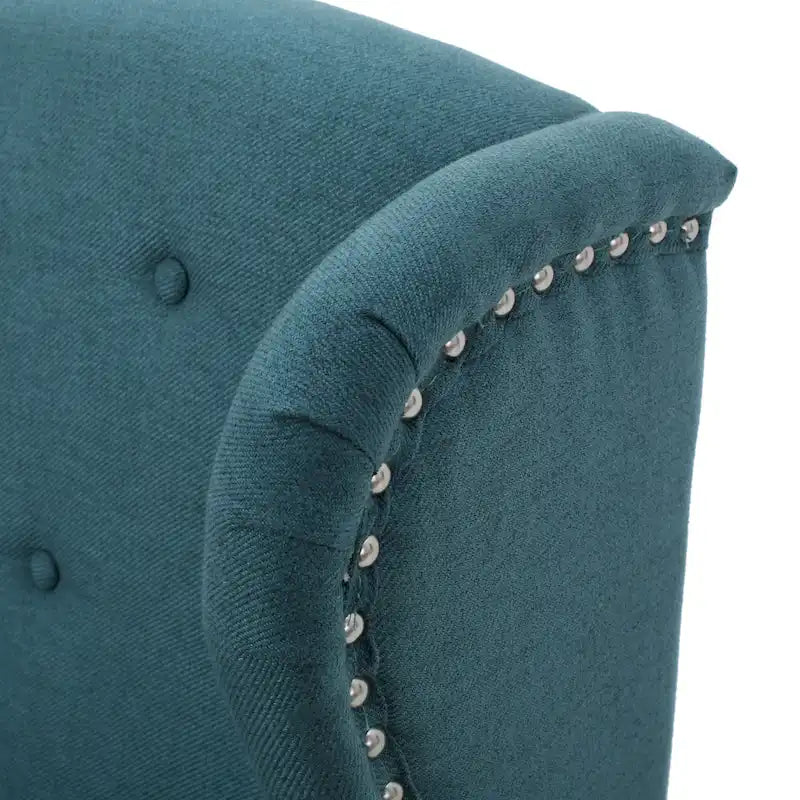 Fauteuil d'appoint capitonné moderne