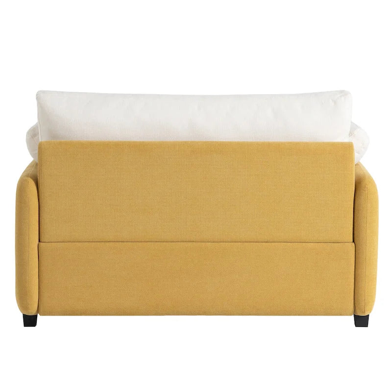 Fauteuil simple rembourré en chenille