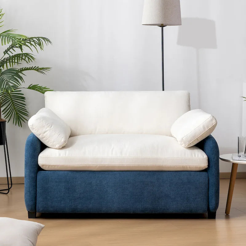Fauteuil simple rembourré en chenille