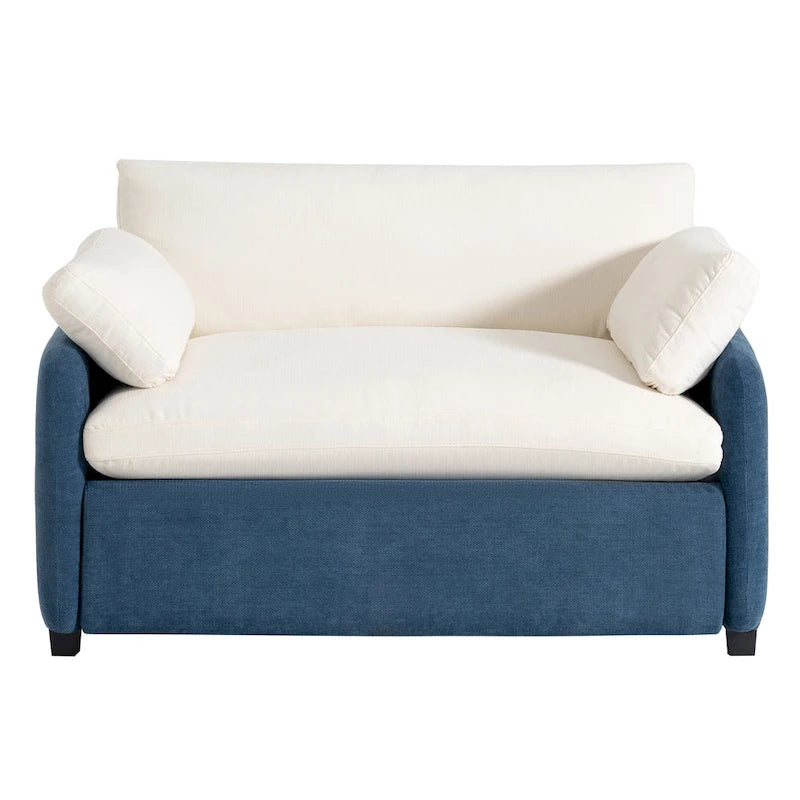 Fauteuil simple rembourré en chenille