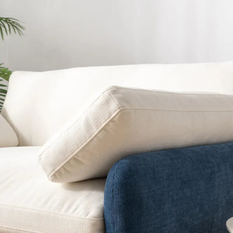 Fauteuil simple rembourré en chenille