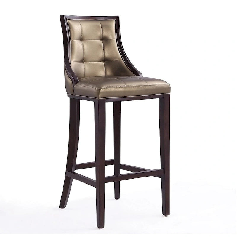 Tabouret de bar en noyer et hêtre