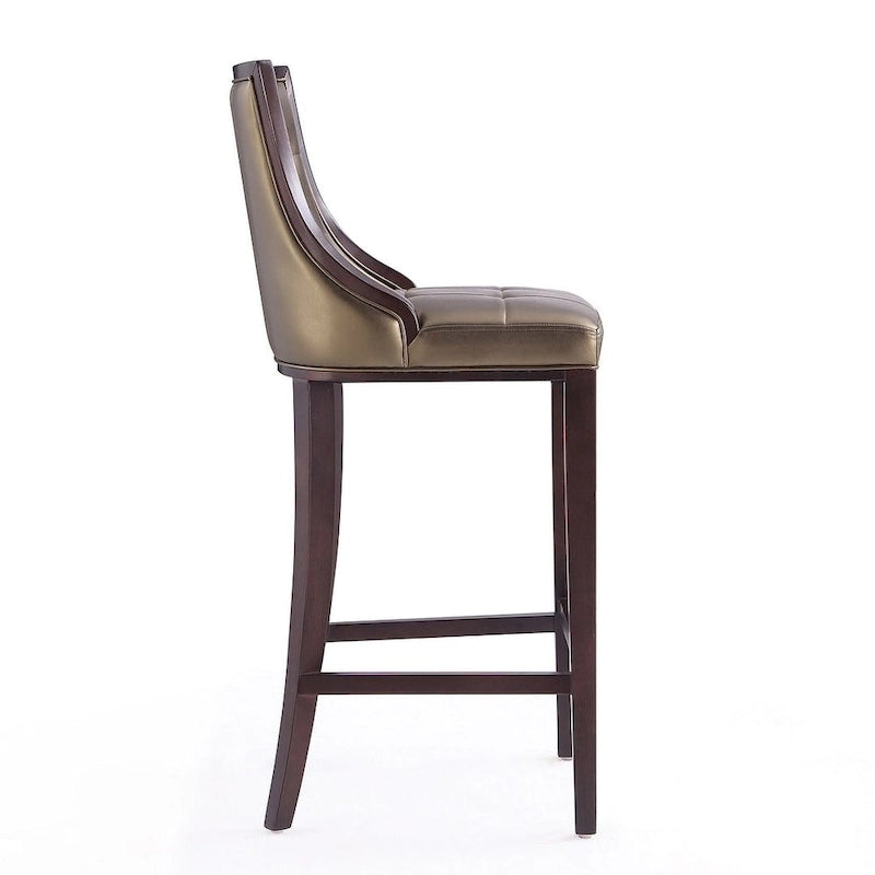 Tabouret de bar en noyer et hêtre