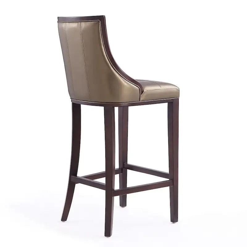 Tabouret de bar en noyer et hêtre