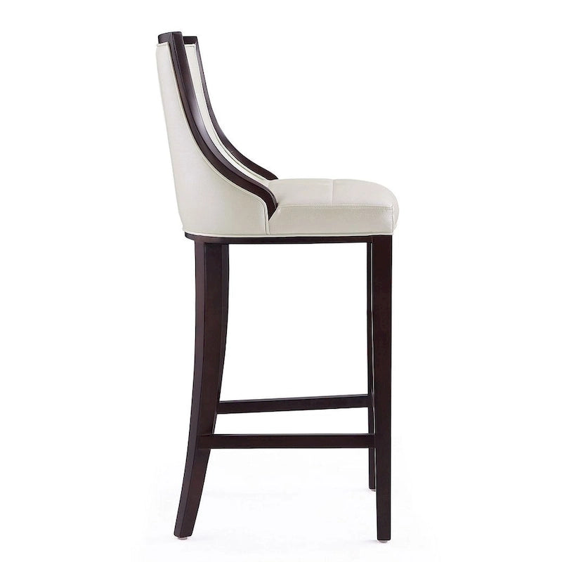 Tabouret de bar en noyer et hêtre