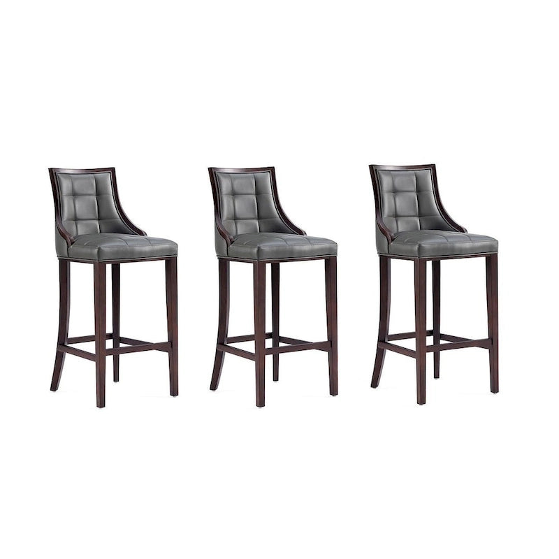 Tabouret de bar en noyer et hêtre