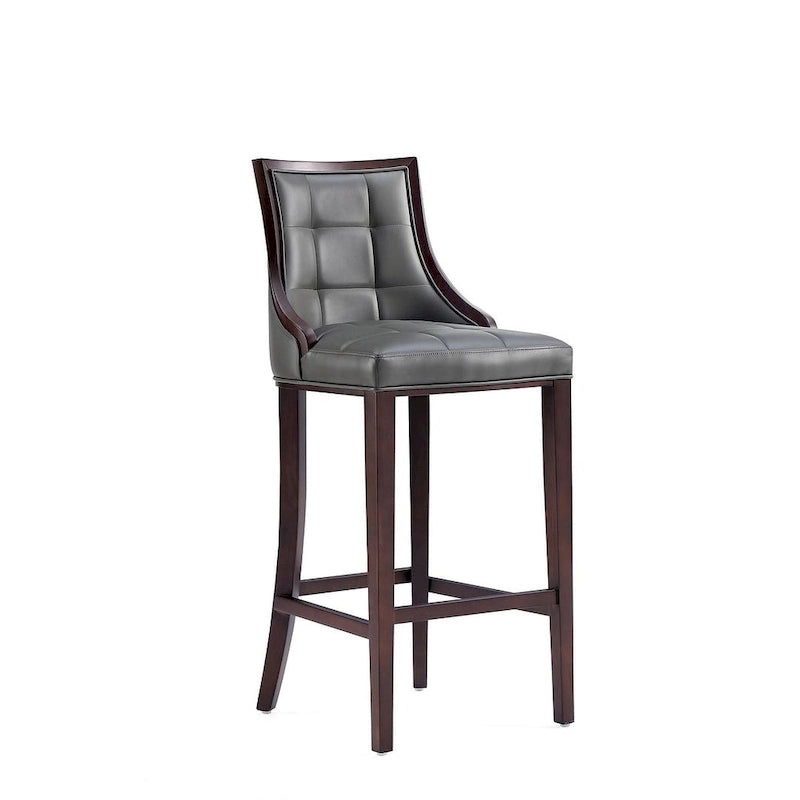 Tabouret de bar en noyer et hêtre