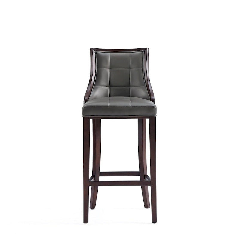 Tabouret de bar en noyer et hêtre