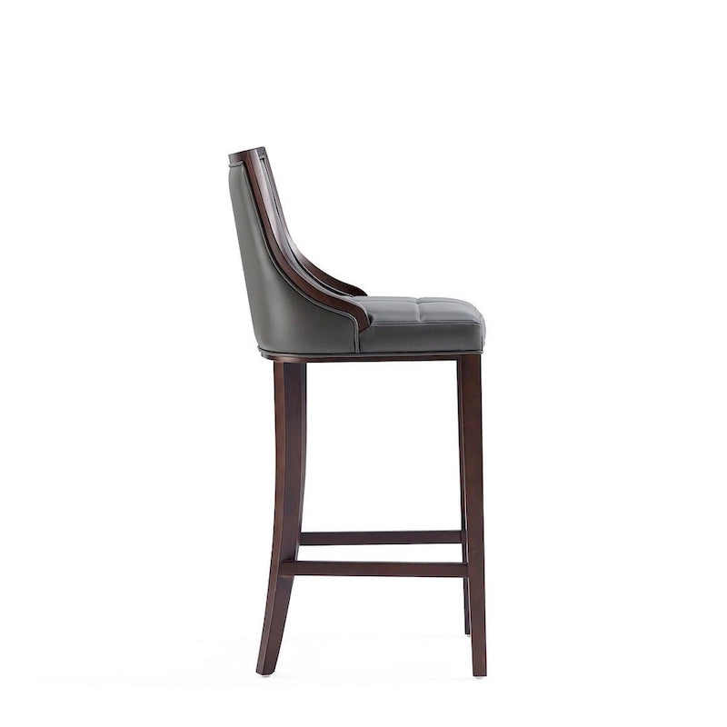 Tabouret de bar en noyer et hêtre