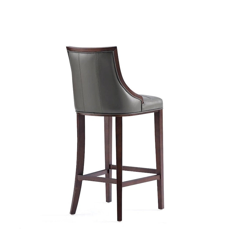 Tabouret de bar en noyer et hêtre