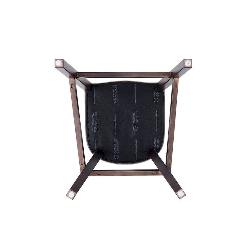 Tabouret de bar en noyer et hêtre