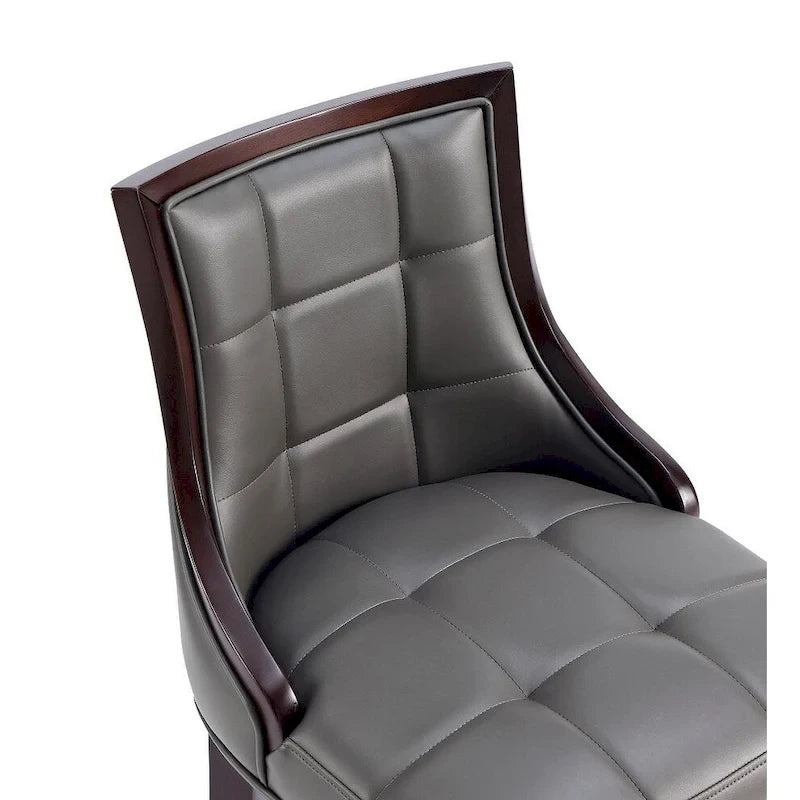 Tabouret de bar en noyer et hêtre