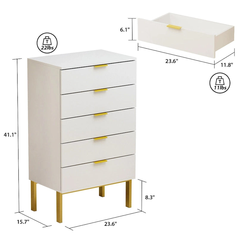 Commode en bois de rangement