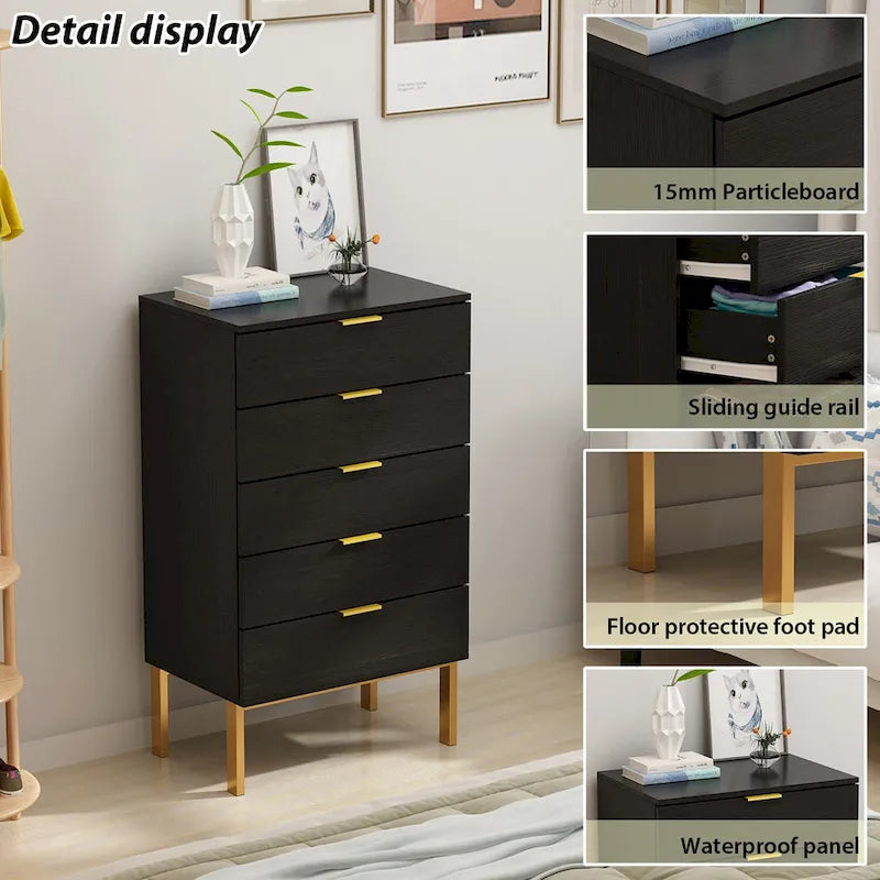 Commode en bois de rangement
