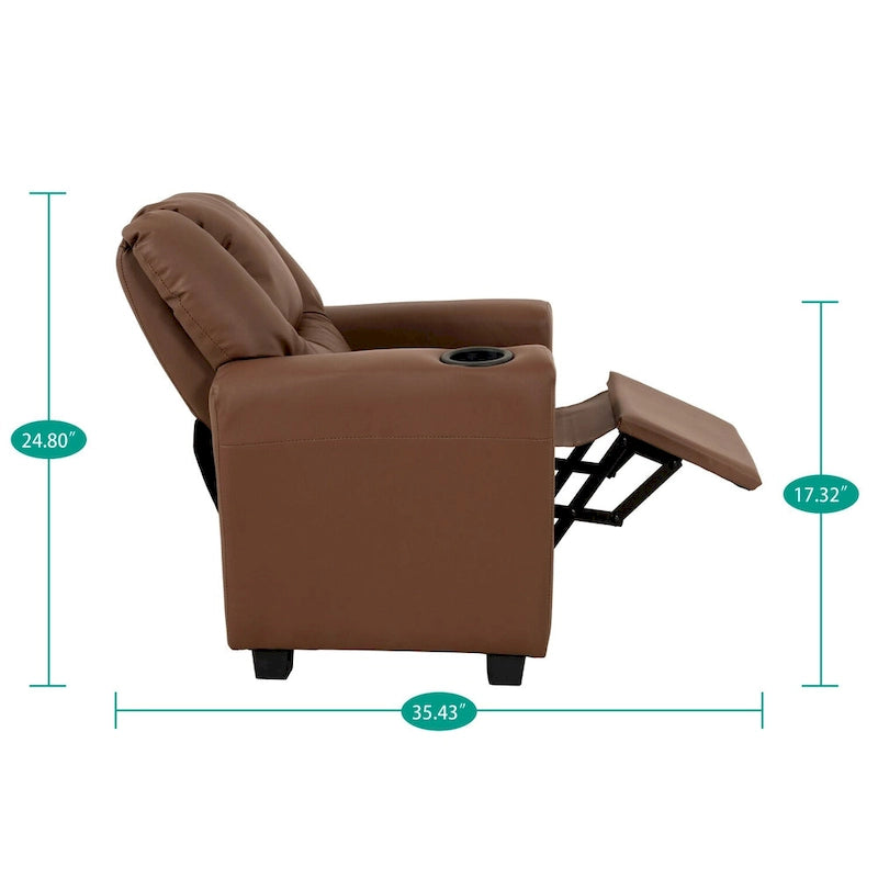 Fauteuil inclinable pour enfants en PVC