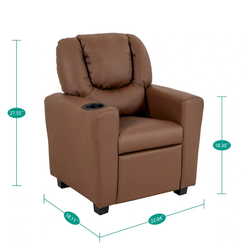 Fauteuil inclinable pour enfants en PVC