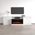 Meuble TV avec cheminée