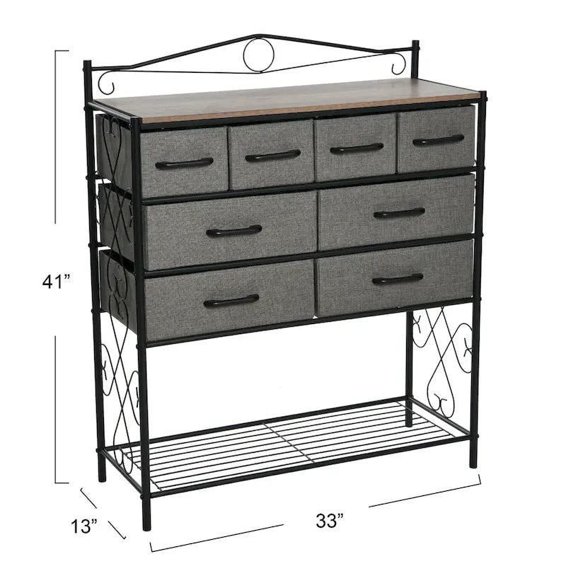 Organisateur de Rangement de Table pour Commode Articles Ménagers Essentiels